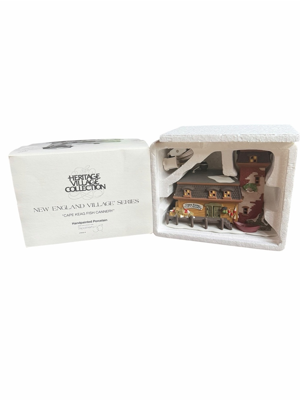 1994 Dept.56 Heritage Village New England Village Series “Cape Keag Fish Cannery
